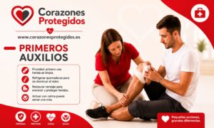 PRIMEROS AUXILIOS BENDAJE PIERNA