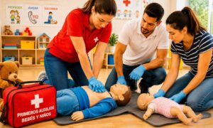 rcp desa primeros auxilios bebes infantil